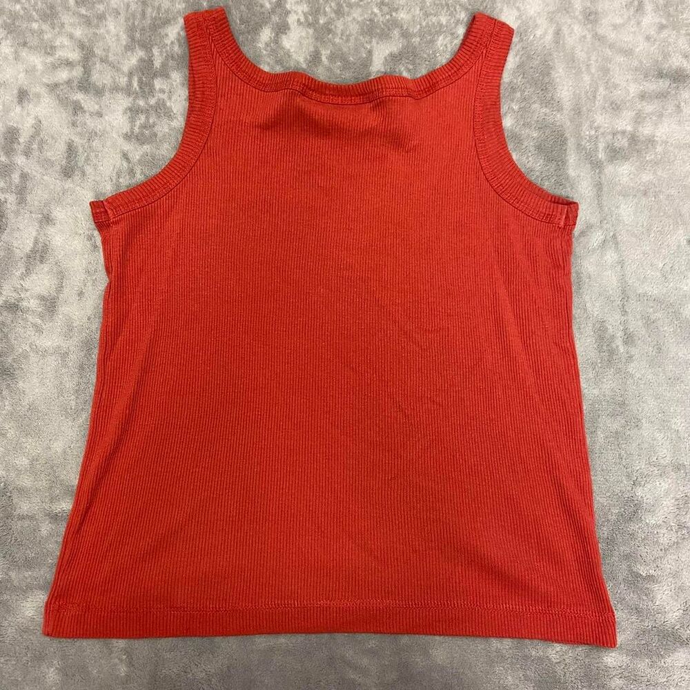Fiorlini International Red Ribbed Tank - Picture 2 of 4